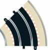 SCALEXTRIC C8206 RADIUS 2 CURVE 45 DEGREE TRACK -TOY MODEL 11027