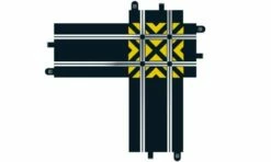 SCALEXTRIC C8210 90 DEGREE STRAIGHT CROSSOVER TRACK