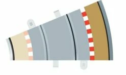 SCALEXTRIC C8239 BORDER RADIUS 2 CURVE OUTER BORDERS 22.5 DEGREE