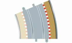 SCALEXTRIC C8238 BORDER RADIUS 4 CURVE OUTER BORDERS 22.5 DEGREE