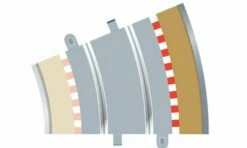 SCALEXTRIC C8224 BORDERS RADIUS 3 CURVE OUTER BORDERS 22.5 DEGREE
