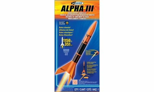 ESTES Alpha III Launch Set E2X EST-1427X 3 ESTES Alpha III Launch Set E2X EST-1427X