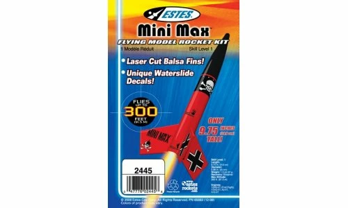 Estes Mini Max Model Rocket Kit 2445 -TOY MODEL 24712
