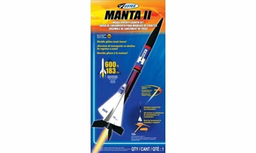 Estes 1425 Manta II Model Rocket Launch Set -TOY MODEL 25928
