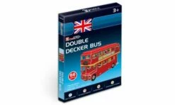 Cubic Fun 3D Double Decker Bus (UK) 66pcs S3018H