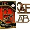Hanayama HAN90031 Cast Puzzle L1 ABC -TOY MODEL 29340