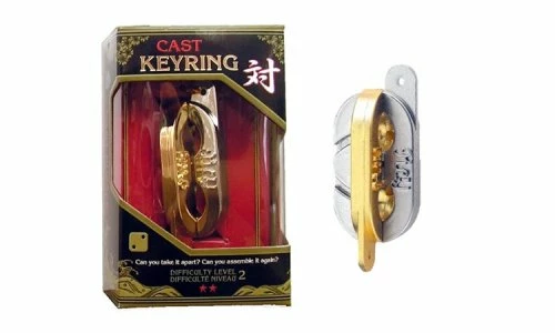 Hanayama HAN90005 Cast Puzzle L2 Keyring 3 Hanayama HAN90005 Cast Puzzle L2 Keyring