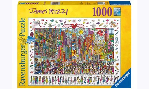 Ravensburger Rizzi: Times Square Puzzle 1000pc RB19069-0 3 Ravensburger Rizzi: Times Square Puzzle 1000pc RB19069-0