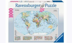 Ravensburger Political World Map Puzzle 1000pc RB15652-8
