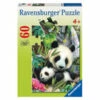 Ravensburger Panda Family Puzzle 60pc RB09608-4 -TOY MODEL 29911
