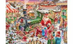 Ravensburger Christmas Train Puzzle Jigsaw Puzzle 1000 Pc RB19420-9