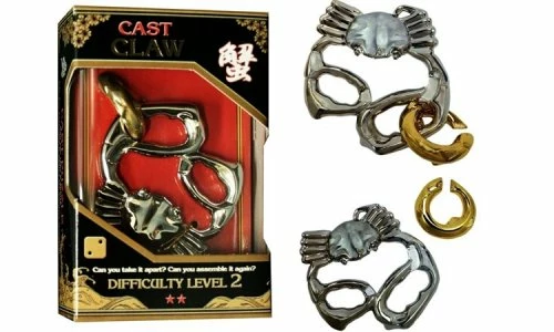 Hanayama HAN90040 Cast Puzzle L2 Claw 3 Hanayama HAN90040 Cast Puzzle L2 Claw