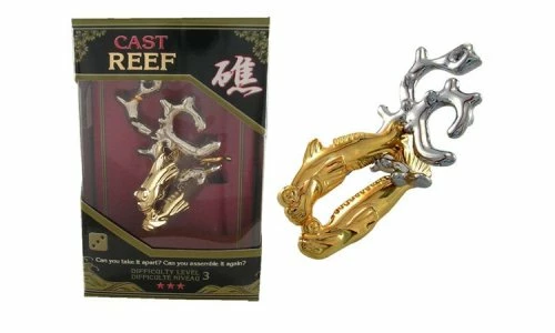 Hanayama HAN90043 Cast Puzzle L3 Reef 3 Hanayama HAN90043 Cast Puzzle L3 Reef