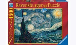 Ravensburger RB16207-9 Van Gogh Starry Night Puzzle 1500pc