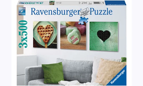 Ravensburger Impressions Of Love Puzzle 3x500 Pc RB19921-1 3 Ravensburger Impressions Of Love Puzzle 3x500 Pc RB19921-1