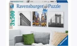 Ravensburger New York Impressions Puzzle 3x500 Pc RB19923-5