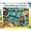 Ravensburger Robots Puzzle 100 Pc RB10686-8 -TOY MODEL 32724