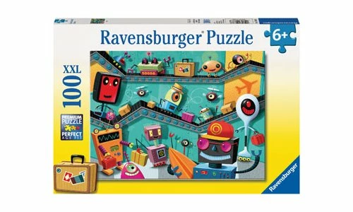 Ravensburger Robots Puzzle 100 Pc RB10686-8 3 Ravensburger Robots Puzzle 100 Pc RB10686-8