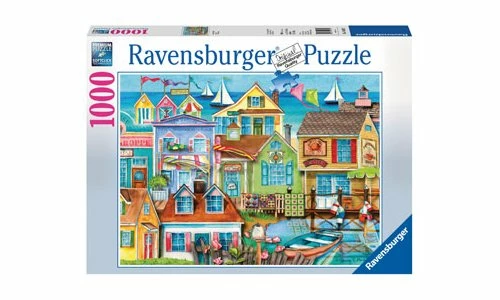 Ravensburger Down At The Wharf Puzzle 1000 Pc RB19602-9 3 Ravensburger Down At The Wharf Puzzle 1000 Pc RB19602-9