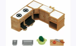 Sylvanian Families Kitchen Stove, Sink And Counter Set SF5222