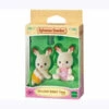 Sylvanian Families Chocolate Rabbit Twins SF5080 -TOY MODEL 34826