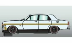 SCALEXTRIC C3986 FORD XW ROAD CAR - DIAMOND WHITE