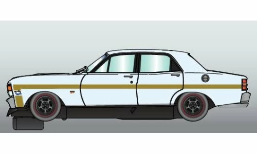 SCALEXTRIC C3986 FORD XW ROAD CAR - DIAMOND WHITE 3 SCALEXTRIC C3986 FORD XW ROAD CAR - DIAMOND WHITE