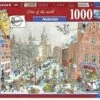Ravensburger Fleroux, Amsterdam In Winter Puzzle 1000pc RB19789-7 -TOY MODEL 35888