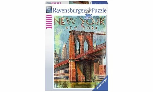 Ravensburger Retro New York Puzzle 1000pc RB19835-1 3 Ravensburger Retro New York Puzzle 1000pc RB19835-1