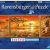 Ravensburger African Majesty Triptychon Puzzle 1000pc RB19836-8 -TOY MODEL 35896
