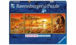 Ravensburger African Majesty Triptychon Puzzle 1000pc RB19836-8