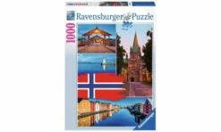 Ravensburger Trondheim Collage Puzzle 1000pc RB19845-0
