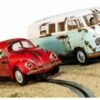SCALEXTRIC C3966A LEGENDS RUSTY RIDES VOLKSWAGEN BEETLE & T1B CAMPER VAN - LIMITED EDITION