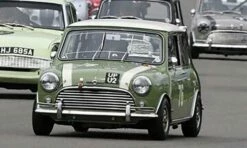 Scalextric C4059 Austin Mini Cooper S Goodwood 2018 Johnny Adam Nick Swift