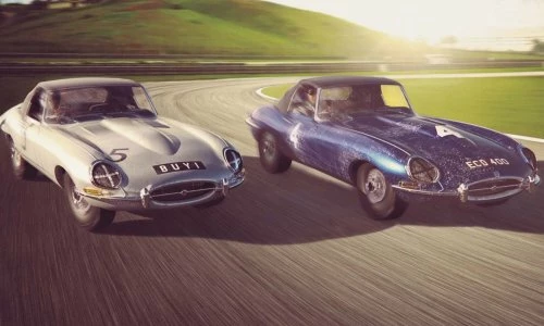 Scalextric C4062A Jaguar E-Type First Win 1961 Twin Pack 3 Scalextric C4062A Jaguar E-Type First Win 1961 Twin Pack