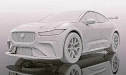 Scalextric C4064 Jaguar I-Pace Group 44 Heritage Livery