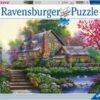 Ravensburger RB15184-4 Romantic Cottage Puzzle 1000pc 2 Ravensburger RB15184-4 Romantic Cottage Puzzle 1000pc -TOY MODEL 38555