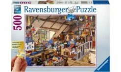 Ravensburger RB13709-1 Grandmas Attic Puzzle 500pc