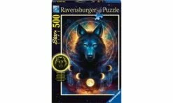 Ravensburger RB13970-5 Lunar Wolf Puzzle 500pc