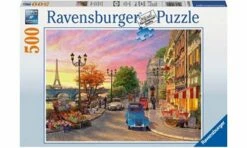 Ravensburger RB14505-8 A Paris Evening Puzzle 500pc