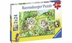 Ravensburger 07820-2 Sweet Koalas And Pandas Puzzle 2x24