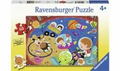 Ravensburger 08677-1 Recess In Space Puzzle 60pc