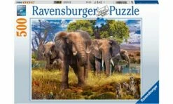 Ravensburger RB15040-3 Elephant Family 500pc