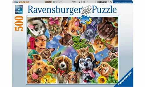 Ravensburger RB15042-7 Animal Selfie 500pc 3 Ravensburger RB15042-7 Animal Selfie 500pc