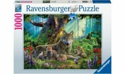 Ravensburger RB15987-1 Wolves In The Forest 1000pc