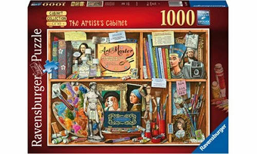 Ravensburger RB14997-1 The Artist's Cabinet 1000pc 3 Ravensburger RB14997-1 The Artist's Cabinet 1000pc