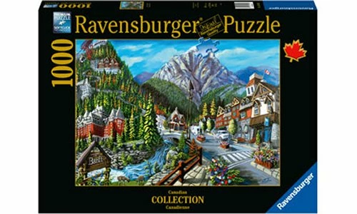 Ravensburger 16481-3 Welcome To Banff 1000pc 3 Ravensburger 16481-3 Welcome To Banff 1000pc
