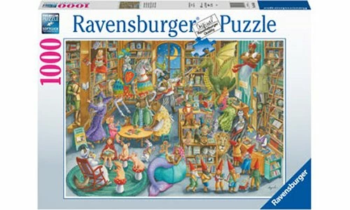 Ravensburger RB16455-4 Midnight At The Library 1000pc 3 Ravensburger RB16455-4 Midnight At The Library 1000pc