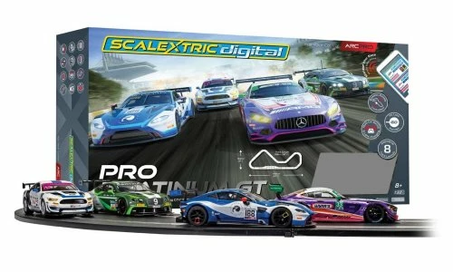 Scalextric C1413 ARC Pro Platinum GT Slot Car Set 3 Scalextric C1413 ARC Pro Platinum GT Slot Car Set
