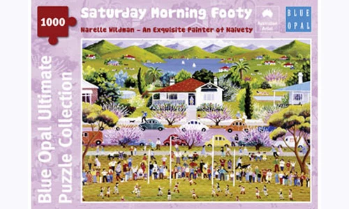 Blue Opal BL02150-C Narelle Wildman Saturday Morning Footy 1000pc 3 Blue Opal BL02150-C Narelle Wildman Saturday Morning Footy 1000pc